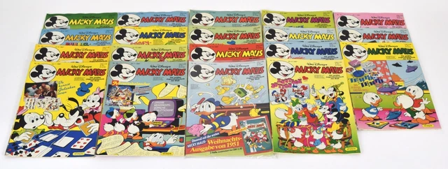 20 x Micky Maus Comic Hefte 1987 | 18 x mit Beilage | Sammlung Konvolut