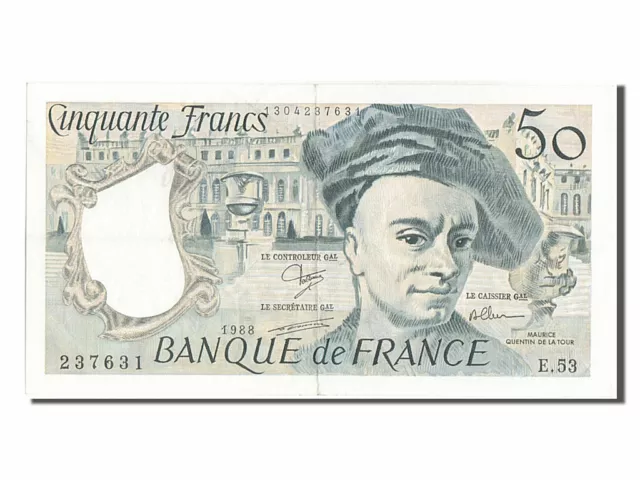 [#203521] Banknote, France, 50 Francs, 50 F 1976-1992 ''Quentin de La Tour'', 19