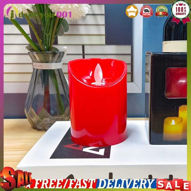 Velas LED sin llama vela de seguridad LED decoración ligera del hogar (aprox. 10 cm)