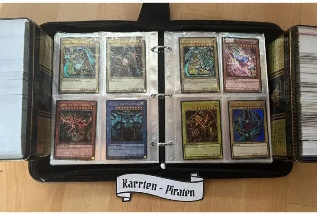 Yugioh Sammlung 500 Karten dunkler magier Götterkarten magiermädchen Holo