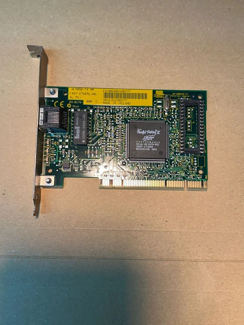 Carte Réseau 3COM Etherlink III 3C509B-C Combo 10MBPS Isa 03-0021-003