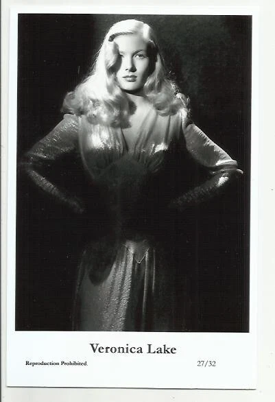 (Bx22) Veronica Lake Swiftsure Photo Postcard (27/32) Filmstar Pin Up Glamor