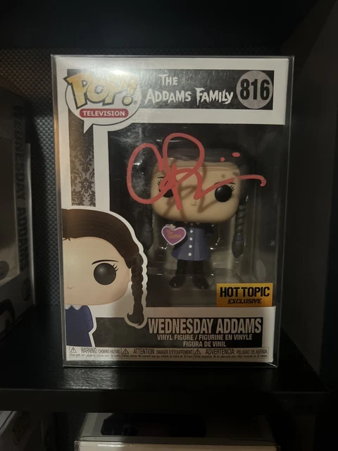 Funko Pop! Vinyl: The Addams Family - Wednesday Addams - Hot Topic Signed Ricci