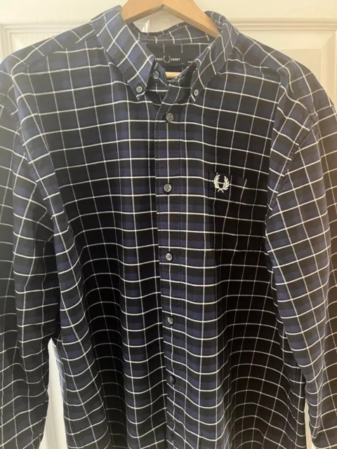mens fred perry shirt xxl