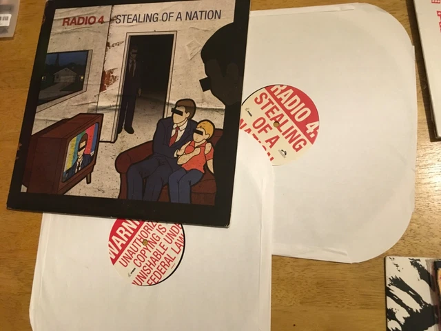 Radio 4 - VINYL LP - STEHLEN EINER NATION - 2004 USA Gatefold erste Presse EX/NM
