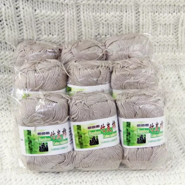 SALE 9SKEINSX50GR BAMBOO Cotton Baby Blankets Hand Knitting Crochet Yarn 24  $36.85 - PicClick AU