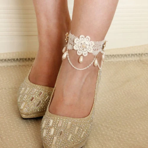 Sposa Oreficeria Cavigliera Bracciale Multistrato Catena Gamba Accessori da