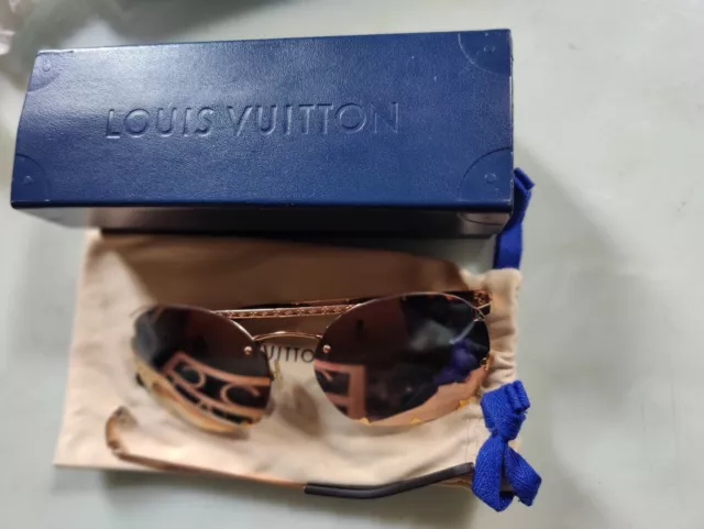 Louis Vuitton Brown Gradient Z0051U Desmayo Rimless Cat Eye Women