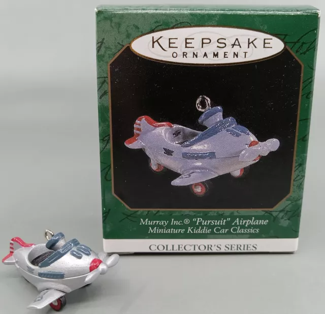 Hallmark Keepsake Ornament Murray Pursuit Airplane Mini Kiddie Car Classics 1997