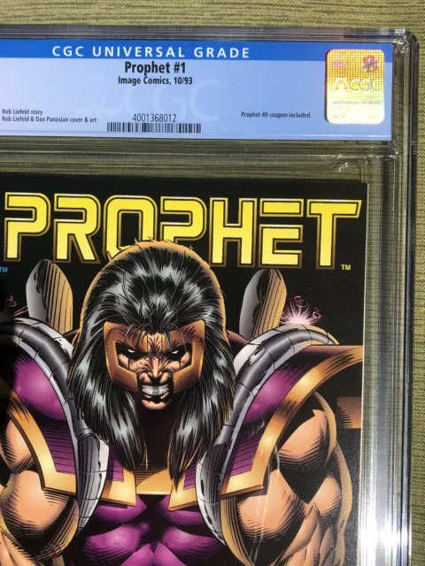 Prophet #1 CGC 9.6 NM+ 1993 Liefeld #0 Coupon Included Movie soon Image Comics 3