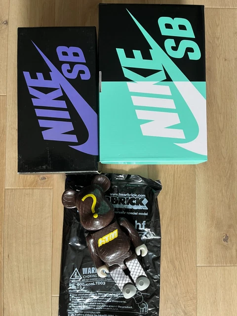 その他 NIKE - BE@RBRICK NIKE SB 2020 BLACK 100%&amp;400% Medicom BE@RBRICK Nike SB 2020 Black 100% 400% Bearbrick