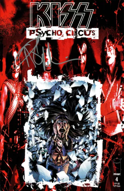 Kiss Psycho Circus #4 Signed By Artist Angel Medina (Lg)