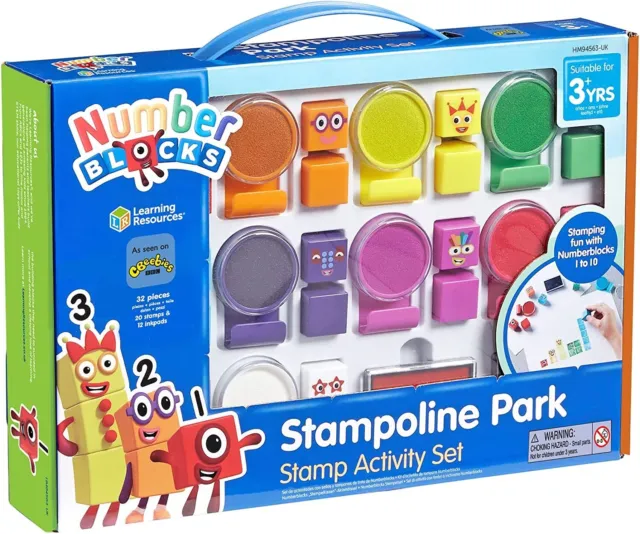 Numberblocks Stampoline Park Stamp Activity Set by Learning Resources - Ages 3+