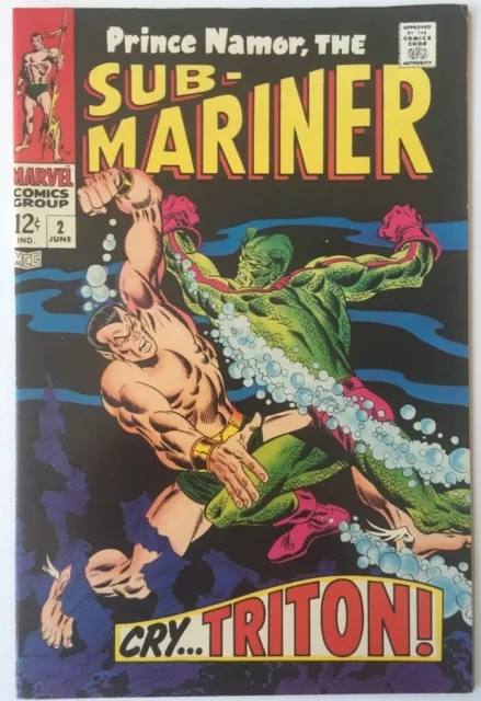 Sub-Mariner #2,  Marvel Comics, June 1968