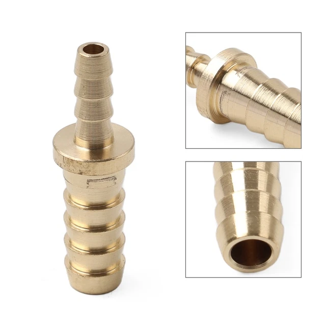 Lot De 2 Raccords Cannelés Laiton 3/8" X 3/8" NPT Mâle – Connecteur Pour Eau, Air, Carburant