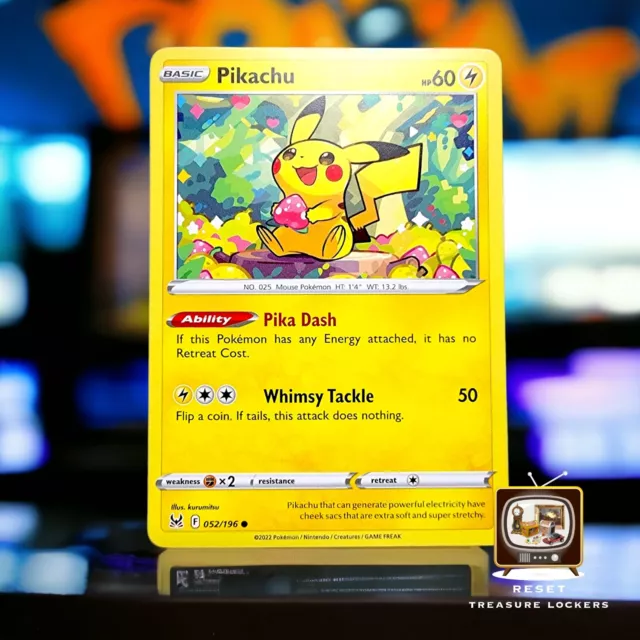 2022 Pokémon TCG Pikachu Sword & Shield - Lost Origin 052/196 Regular Common