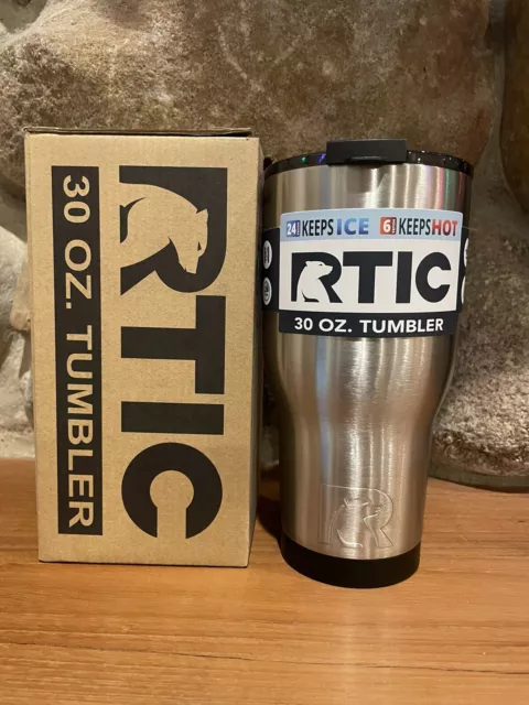 RTIC 30 oz New Tumbler Hot Cold Double Wall Vacuum Insulated Stainless Steel