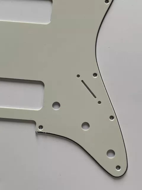 For Fit Fender Stratocaster P90 2 Pickup Strat Guitar Pickguard 3 Ply Parchment 2