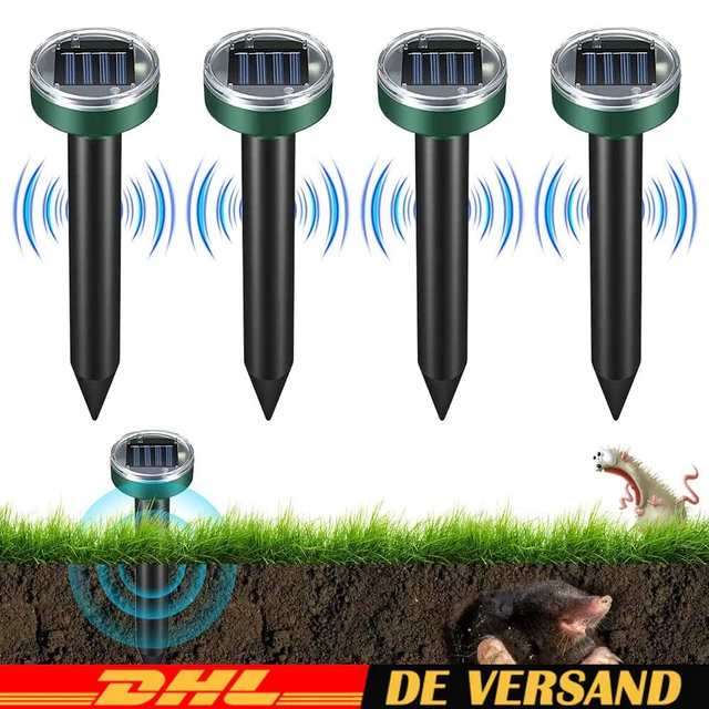 4/8/12 Solar Maulwurfschreck Wühlmausschreck Maulwurf - Foto 3