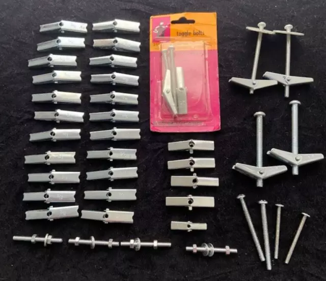 Toggle Bolts -Assorted Sizes
