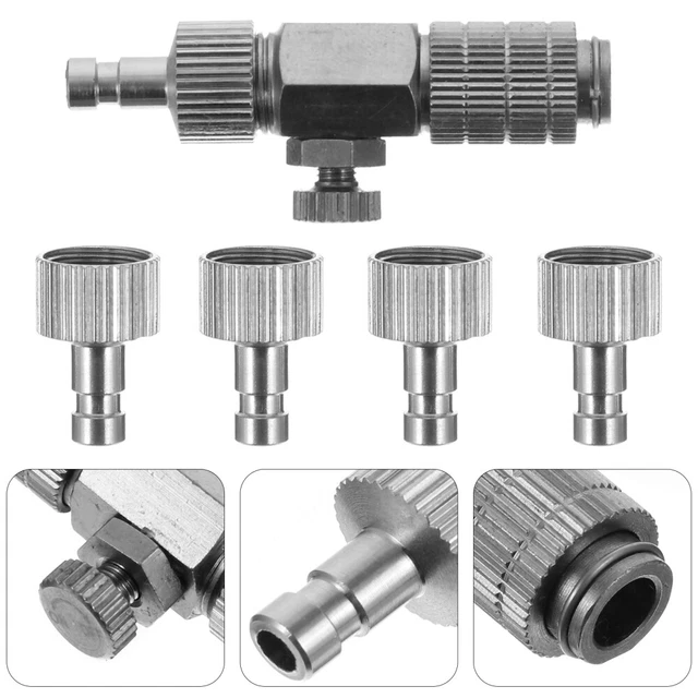 Adaptateur De Tas De Peinture Pour Pistolet – 6 Filets Mâle/Femelle + Filtres, Pour Tasse Jetable - 7