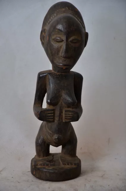 Africa tribal Art,nice  Luba Statue from  Democratic Republic of Congo.
