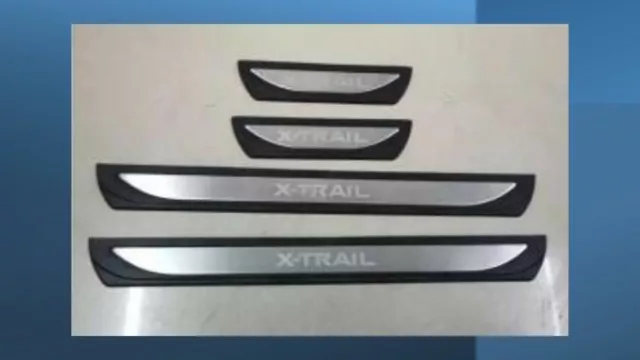 X-Trail 2021+ Door Sill Scuff Protector Plates Logo Xtl043