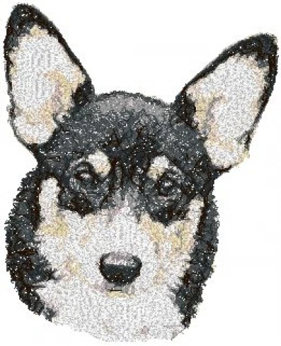Embroidered Ladies Jacket - Cardigan Welsh Corgi AED14455 Sizes S - XXL