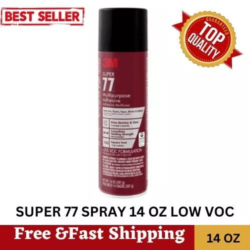 3M Super 77 Spray 14 oz, Low VOC Multi-Purpose
