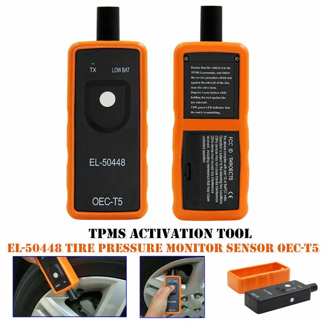 TPMS RELEARN CAR Reset Tool EL50448 OECT5 Tire Pressure Monitor