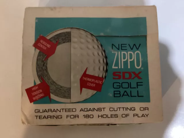 Vintage Zippo Golf Balls