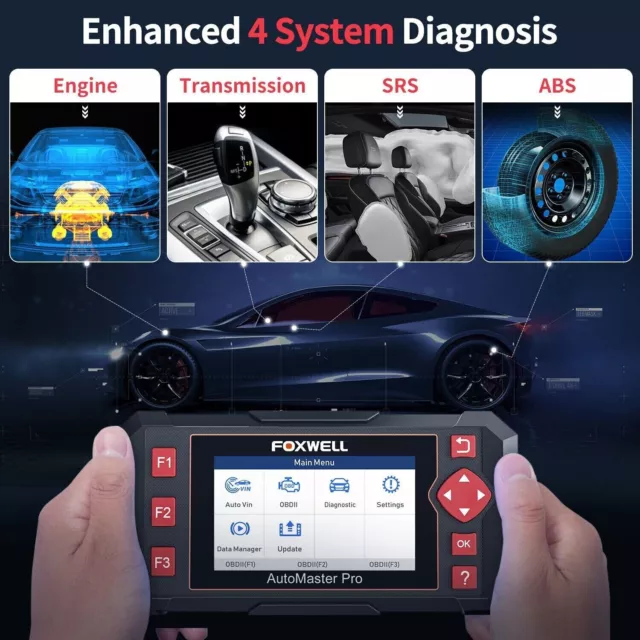 Renault Megane OBD2 Fault Code Reader Tool Engine Transmission ABS Airbag NT604 2