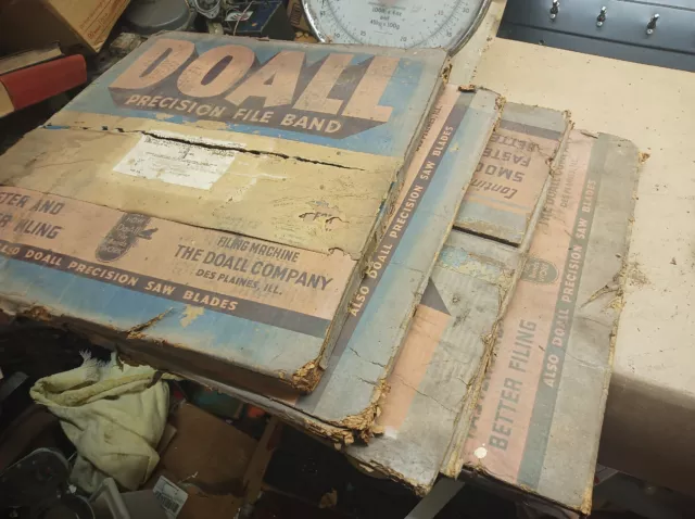 Doall band saw file blade 114 inch 3/8 and 1/4 flat bastard 4 bands