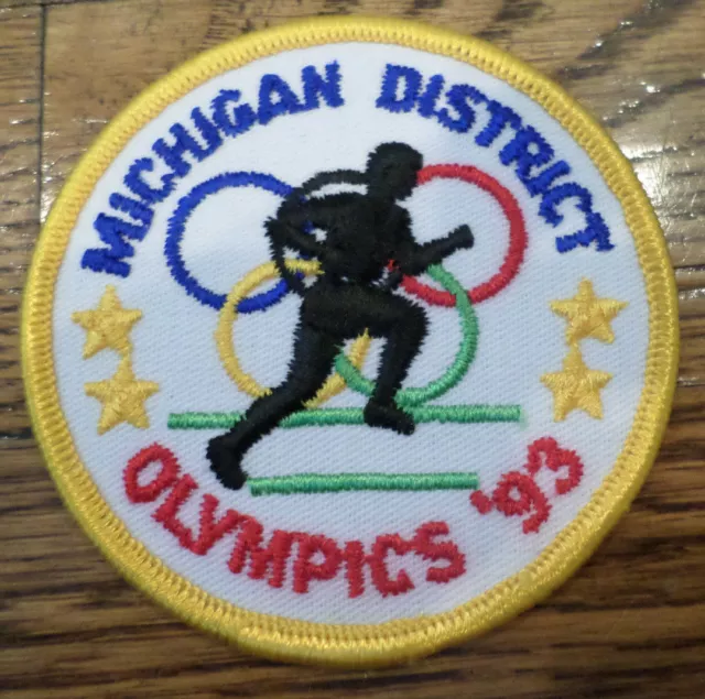 1993 R.R. Michigan District Olympics Royal Ranger Uniform Patch