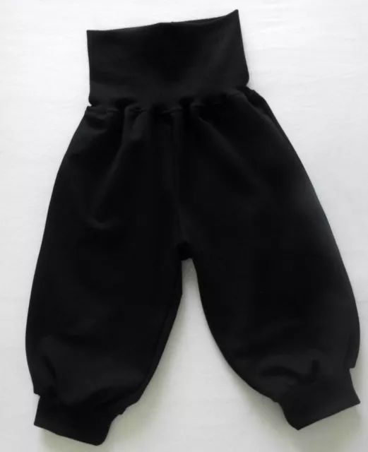 Einzigartige Pumphose Mitwachshose Schwarz handmade