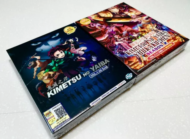 Anime DVD Demon Slayer Kimetsu No Yaiba Season 2 : Yuukaku-hen 1-11End  2Movies