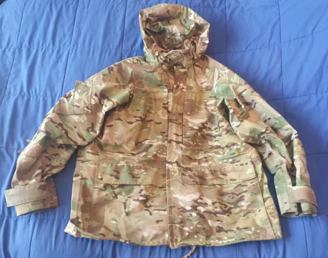 USGI ECWCS Level 6 Gen 3 Gore-Tex Rain Jacket Multicam OCP X-Large Short