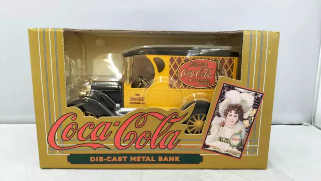 Coca Cola Die-Cast Metal Bank Piggy