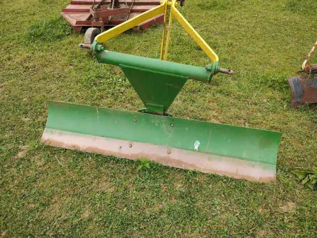 6' Heavy Duty Adjustable Grader Blade Tractor Implement three point hitch
