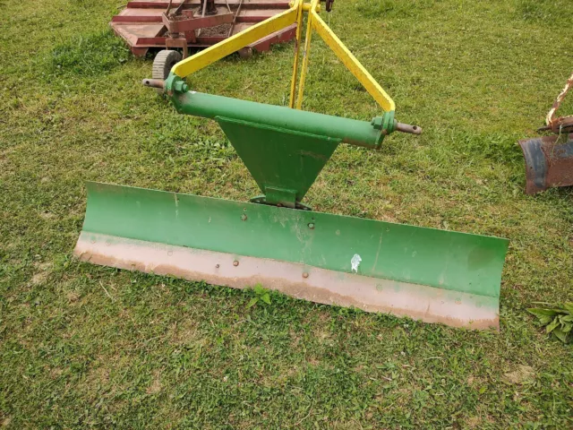 6' Heavy Duty Adjustable Grader Blade Tractor Implement three point hitch