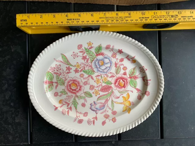 Johnson Brothers England ENGLISH BOUQUET Oval Serving Platter 12"