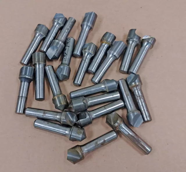 Used 3/4" 1 Flute Carbide Head Countersink 120 Degree (22pcs) M385510