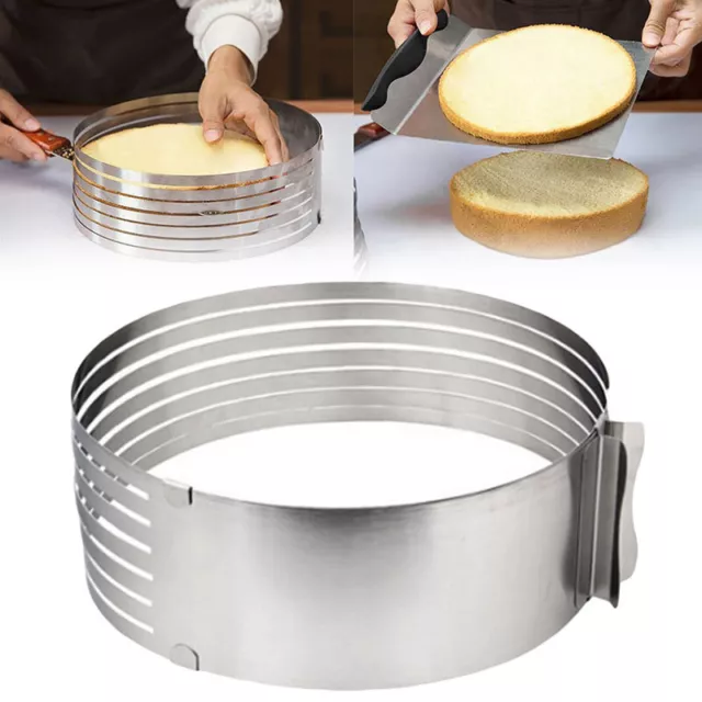 Taglio torta di Natale torta torte pavimento cutter parziale anello regolabile