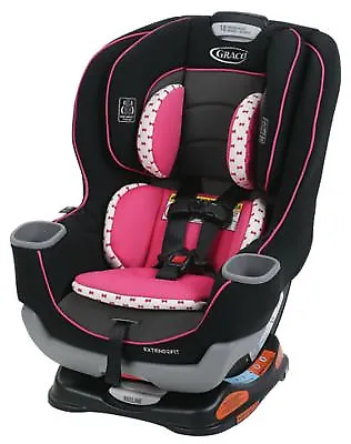 NEW Graco Extend2Fit - Kenzie (Pink) 2-in-1 Convertible Car Seat