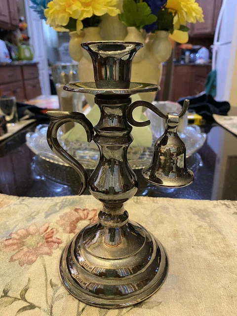Silver Plated Candlestick Holder
