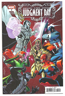 Marvel A.X.E. Avengers X-Men Eternals JUDGMENT DAY #4 LARROCA 1:50 Variant Cover