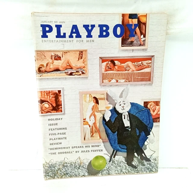 PLAYBOY MAGAZIN JANUAR 1961 Connie Cooper Centerfold Ernest Hemingway EUR 14,57 - PicClick DE