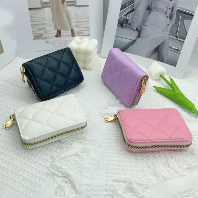 Casual Small PU Leather Coin Clutches Card Holder Purse Wallet