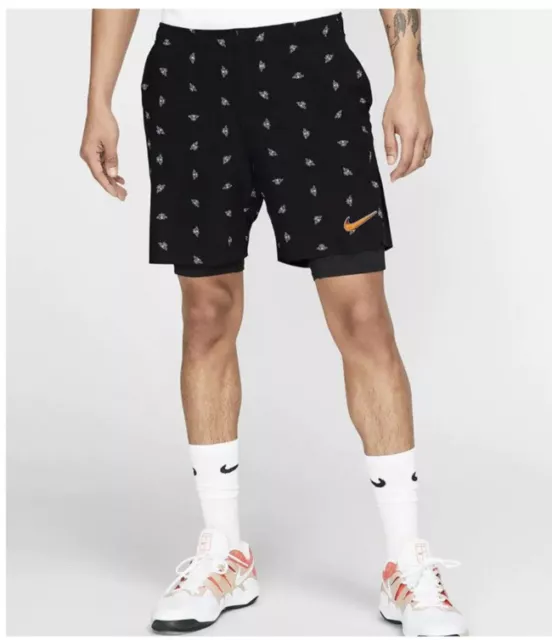 Nike Men's Court Flex Tennis Pants Black Size Large