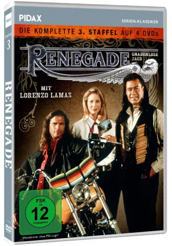 RENEGADE Complete Season 3 Third Series *Lorenzo Lamas* NEW Region 2 DVD